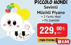 PİCCOLO MONDİ SEVİMLİ MÜZİKLİ PİYANO